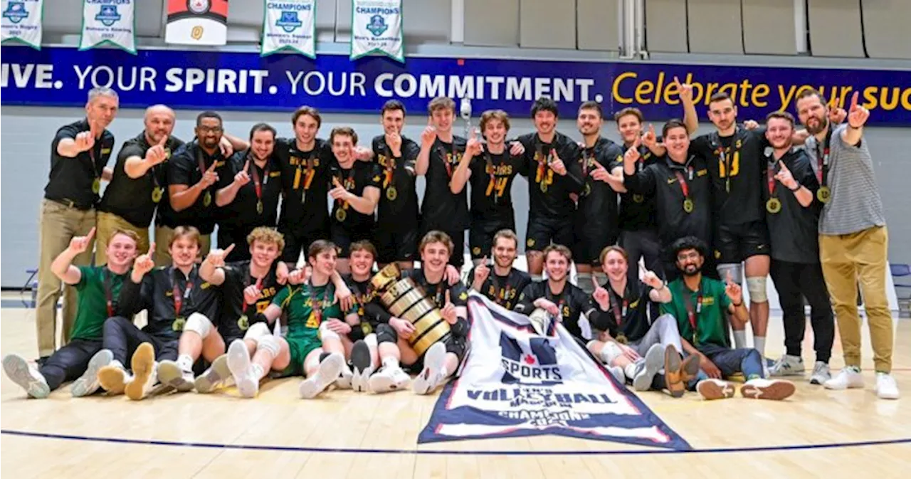 University of Alberta Golden Bears volleyball team captures 2nd national title in 3 seasons