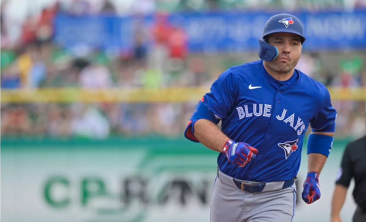 Joey Votto homers in first at-bat for Blue Jays in preseason game