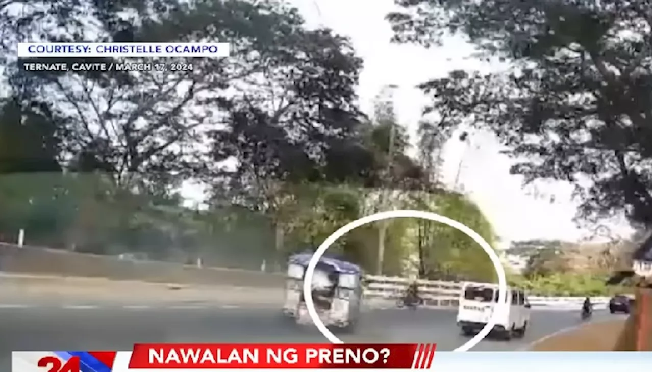 2 motorsiklo, binangga ng jeep na nawalan umano ng preno sa Cavite; 3, patay