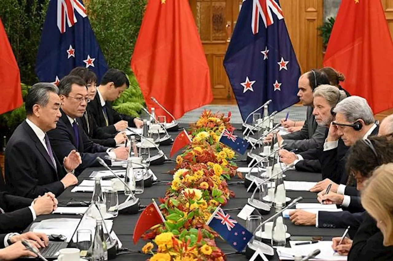 New Zealand raises South China Sea, Taiwan tensions during China foreign minister’s visit