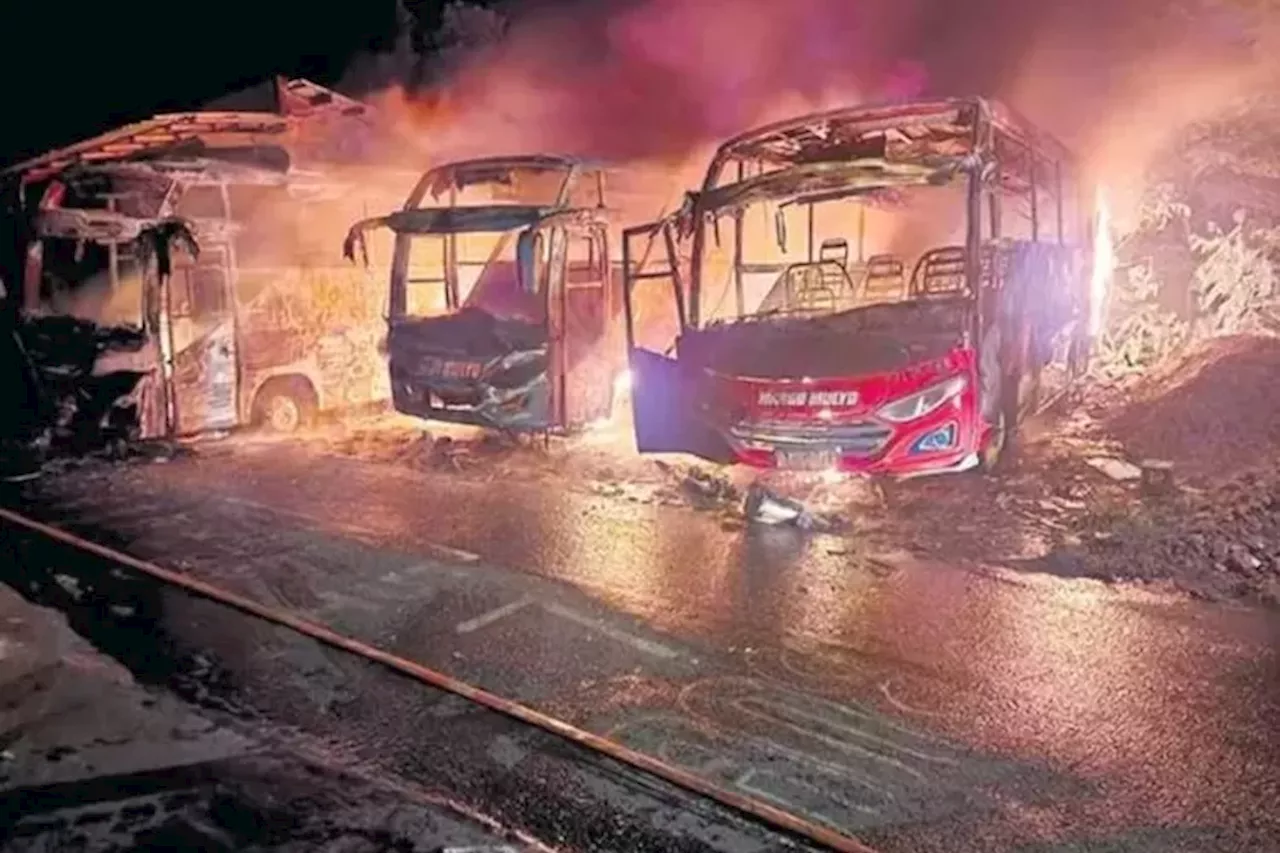 Tiga Bus Margo Mulyo Pekalongan Terbakar, Polisi Jelaskan Penyebab Awal Kejadian