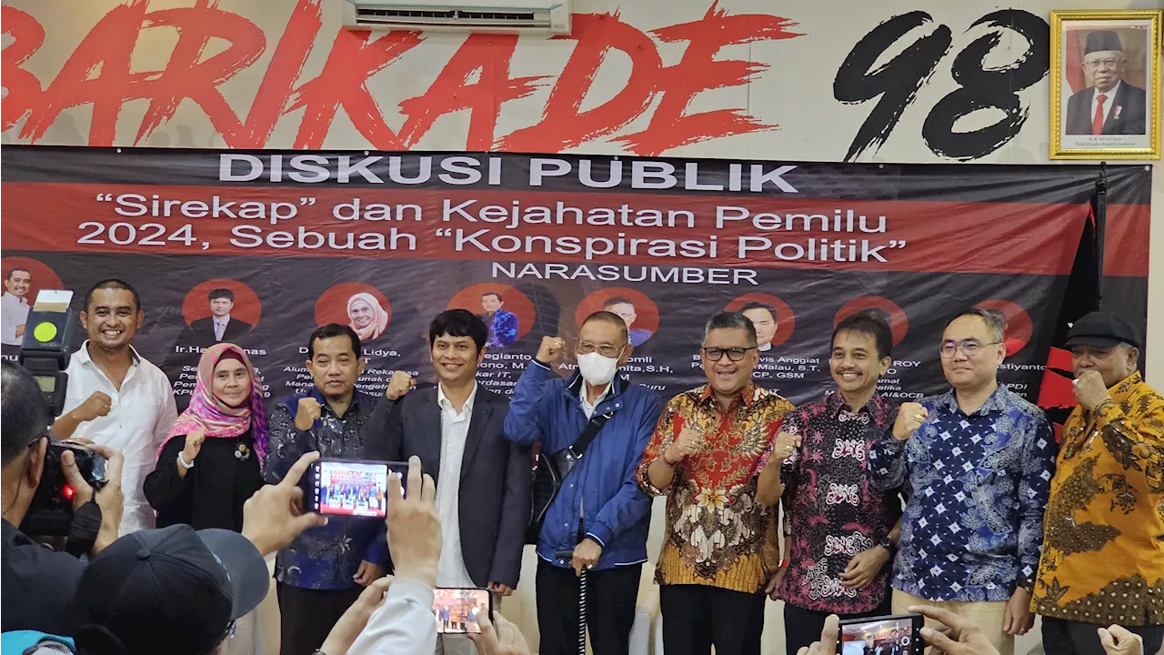 Diskusi Bersama Pakar IT, Hasto Sebut Sirekap Jadi Alat Konspirasi dan Kejahatan Pemilu 2024