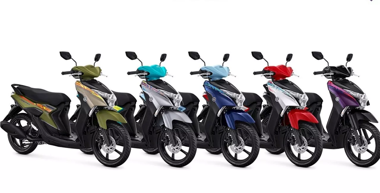 Yamaha Gear 125 Tampil Energik Dengan Warna dan Grafis Baru