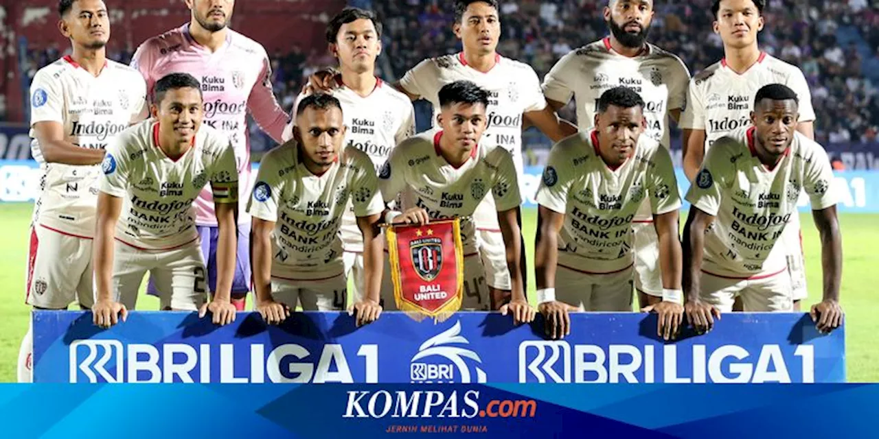 Fokus Masuk 4 Besar, Bali United Ingin Stabil sampai Akhir Musim