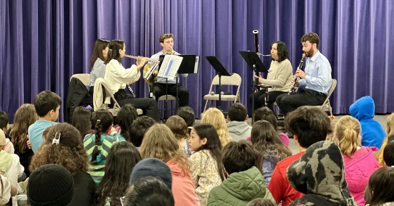 The San Diego Symphony uses Sound and Silence to teach elementary school students about music