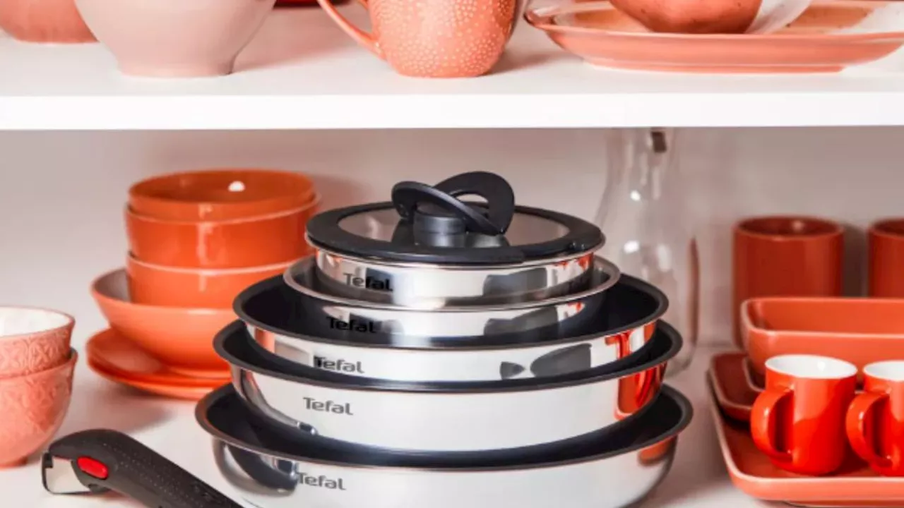 Cette batterie de cuisine Tefal pratiquement à moitié prix va vous donner envie de cuisiner