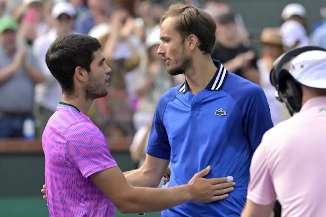 Daniil Medvedev, battu par Carlos Alcaraz en finale d'Indian Wells : « Un résultat logique »