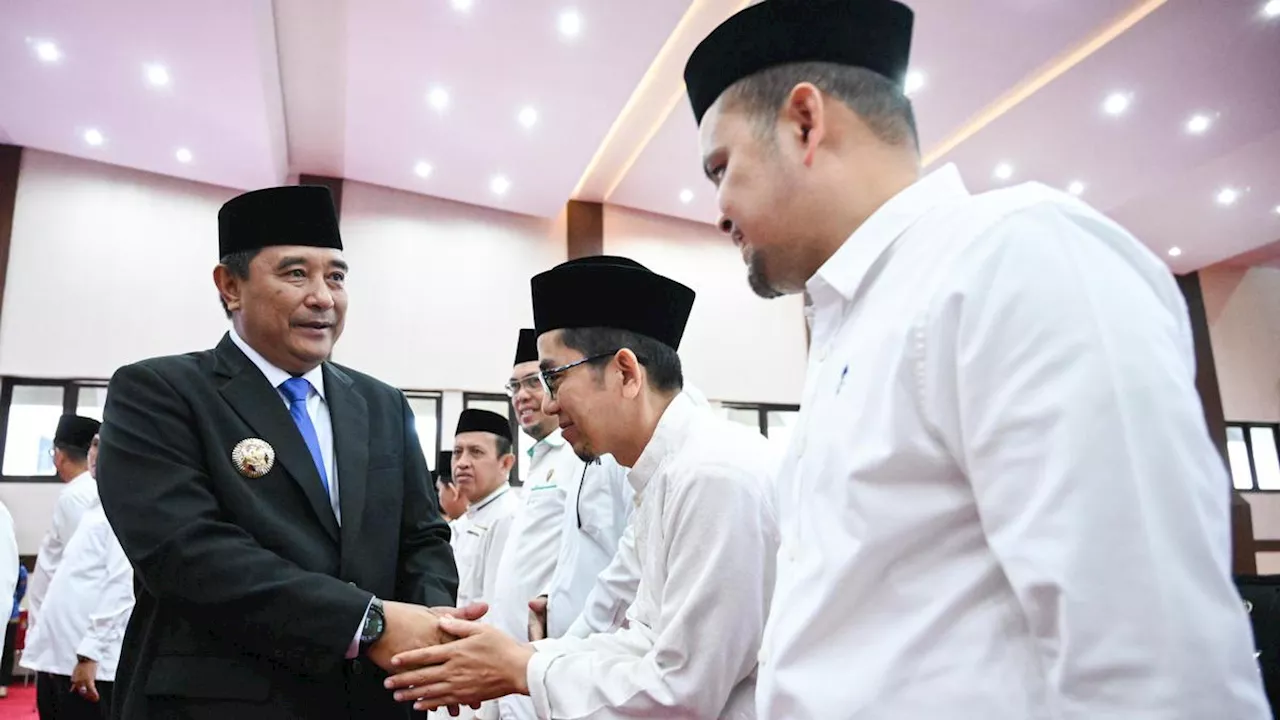 Lantik Pengurus Masjid Milik Pemprov Sulsel, Pj Gubernur Bahtiar Harap Maksimal Layani Jemaah