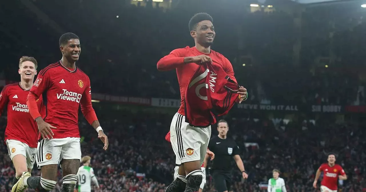 Man Utd youngster Amad opens up on relationship with Ten Hag after Liverpool win