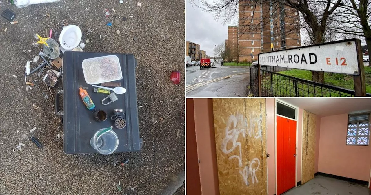 'Our estate is like a warzone - it's covered in human poo and needles'