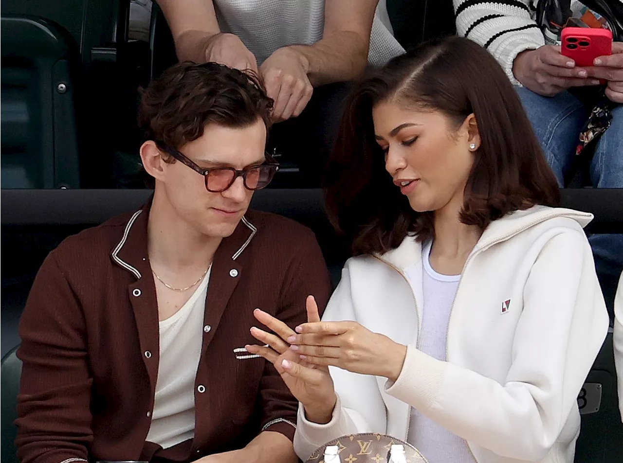 Zendaya and Tom Holland ace their tennis date at BNP Paribas Open