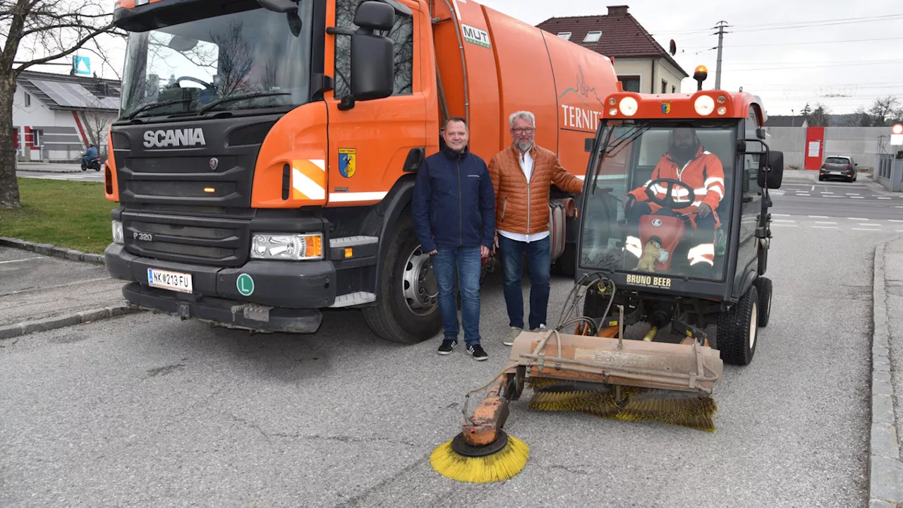 Achtung: Am 25. März werden die Straßen in Ternitz gekehrt