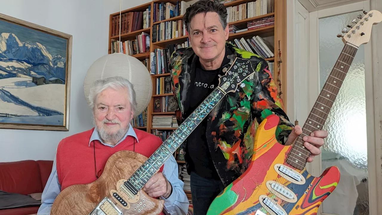 Künstler „Hero“ veredelte eine einzigartige Gitarre