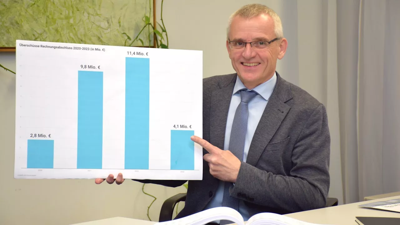 Rechnungsabschluss bringt Amstetten willkommenen Geldregen