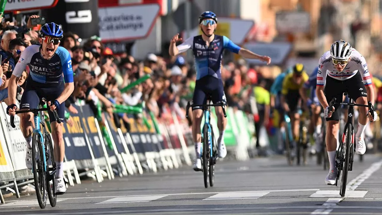 Schultz blijft Pogacar net voor en wint eerste etappe Ronde van Catalonië