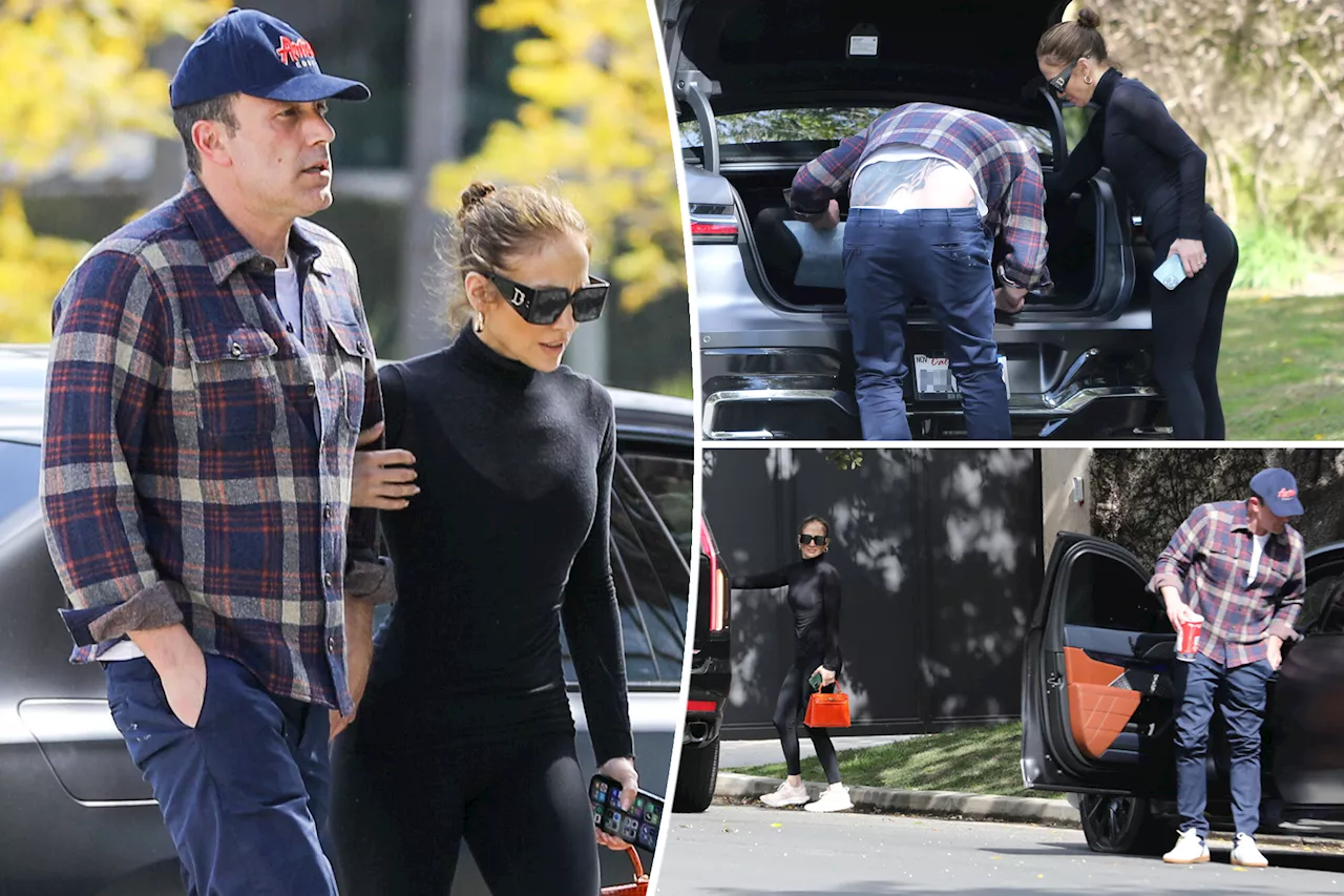 Jennifer Lopez and Ben Affleck leave BMW behind as flat tire interrupts date