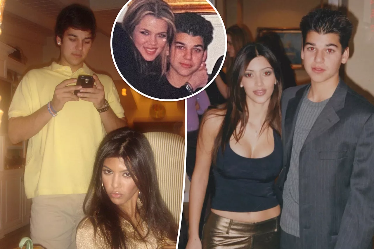 Kim, Kourtney and Khloé Kardashian gush over 'loving' brother Rob on his 37th birthday