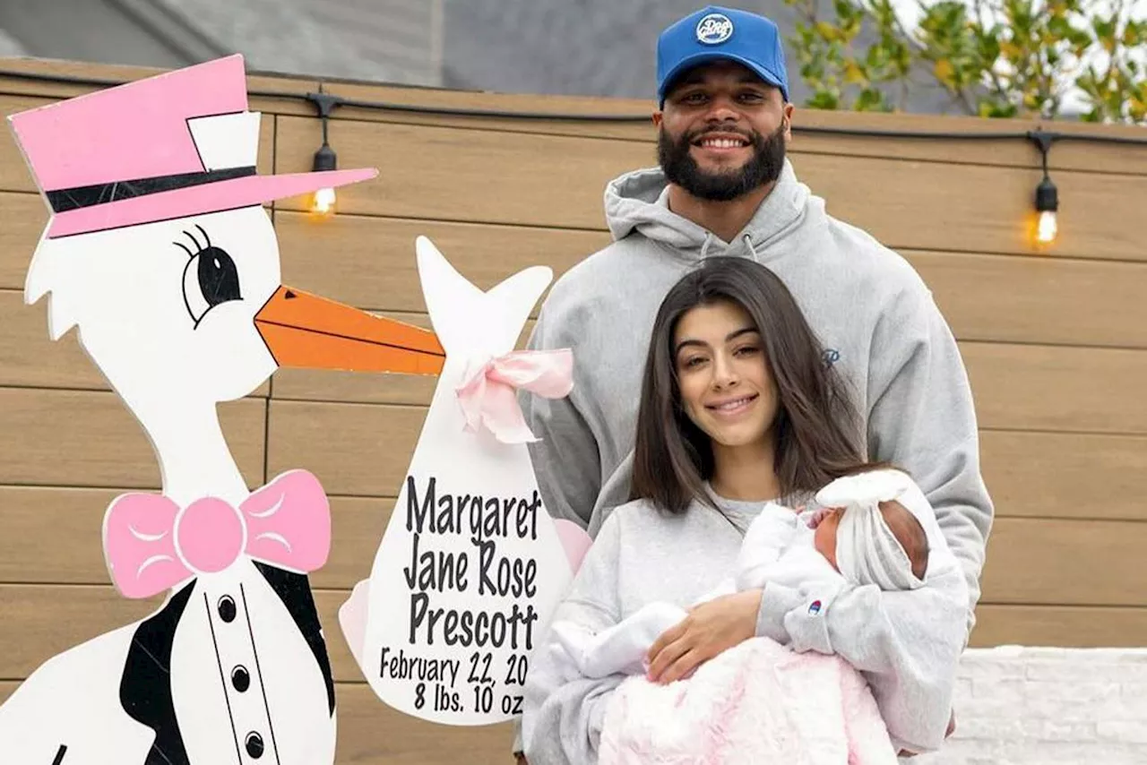 Dak Prescott and Girlfriend Sarah Jane Ramos Introduce Daughter Margaret Jane Rose: 'Biggest Blessing'