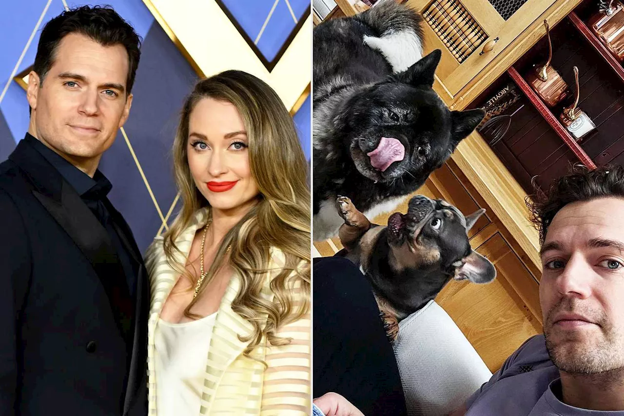 Henry Cavill and Girlfriend Natalie Viscuso Share Tributes for Dog Baggins' 1st Birthday