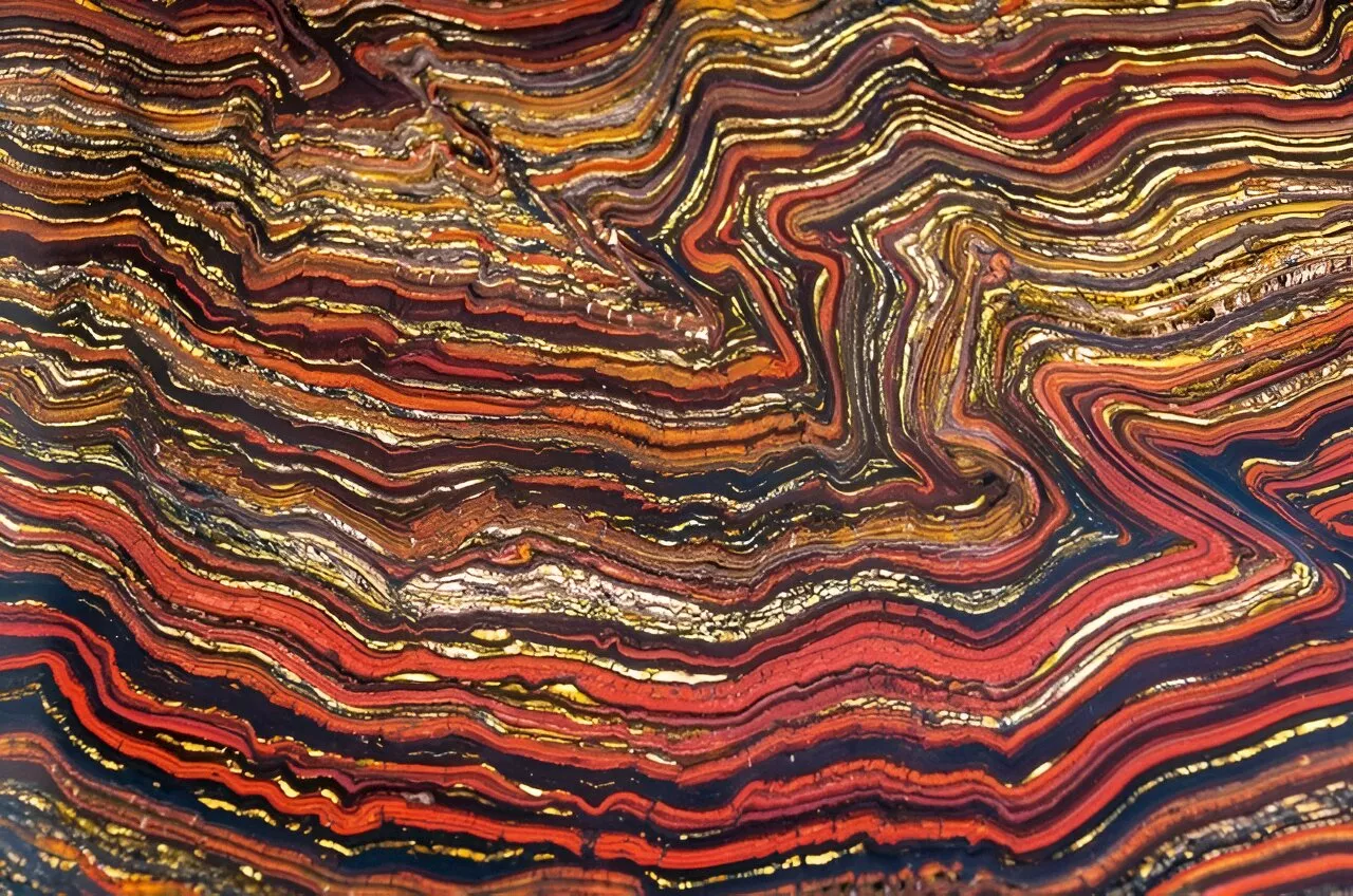 Banded iron formations: Oceans, algae and iron oxide