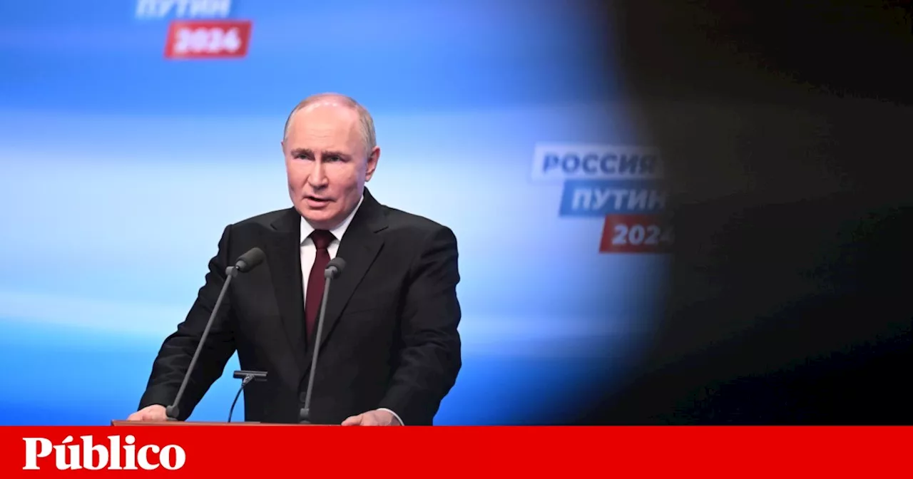 Putin avisa após vitória eleitoral: Rússia não se vai deixar intimidar