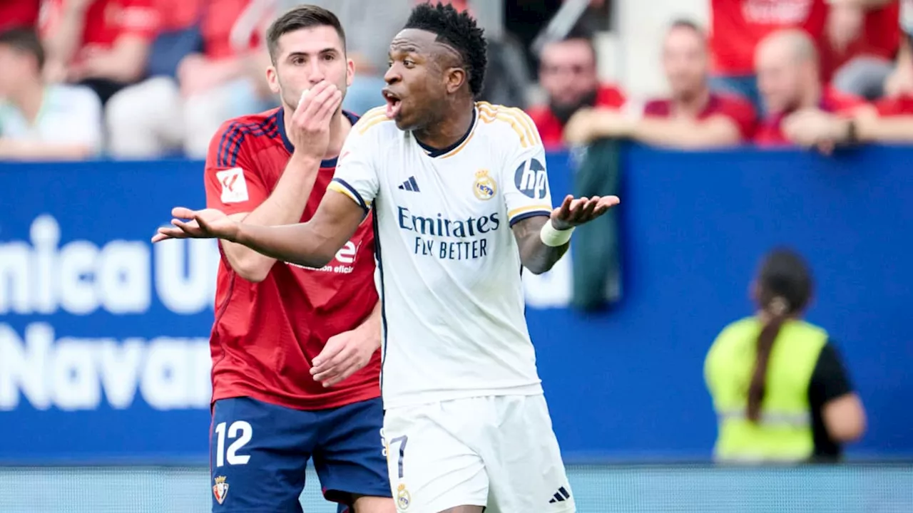 Le Real Madrid dépose une réclamation contre un arbitre après des insultes racistes contre Vinicius