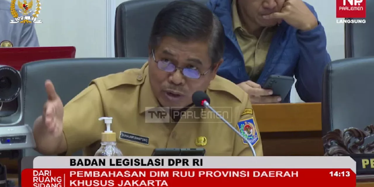 Baleg DPR Usul DKJ Jadi Ibu Kota Legislasi, Kemendagri: Semua Pindah ke IKN