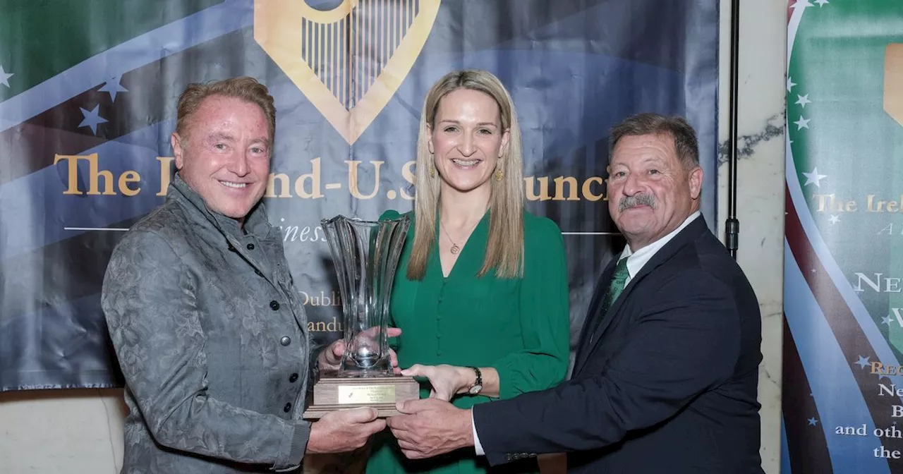 Michael Flatley receives Award for Outstanding Achievement in New York