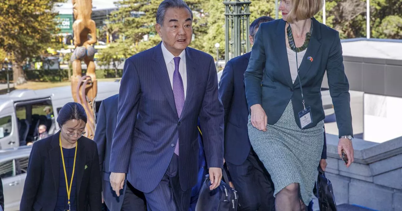 Chinese Foreign Minister meets New Zealand counterpart to start diplomatic tour