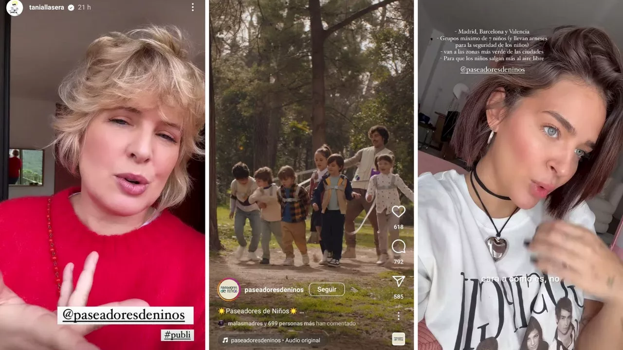 Qué hay detrás de Paseadores de Niños, la campaña que promocionan 'influencers' y critican las redes s