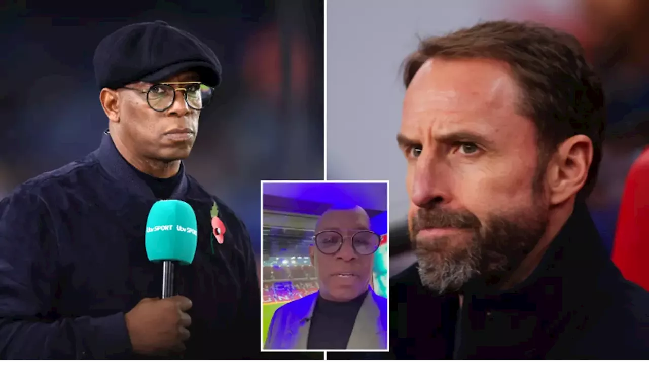 Ian Wright questions Gareth Southgate after Man Utd star's masterclass vs Liverpool