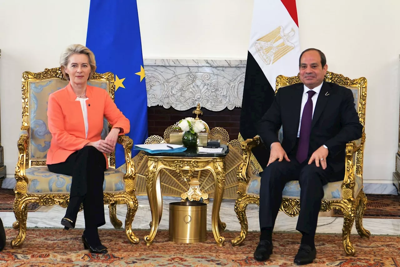 The European Union announces an $8 billion aid package for Egypt as concerns mount over migration