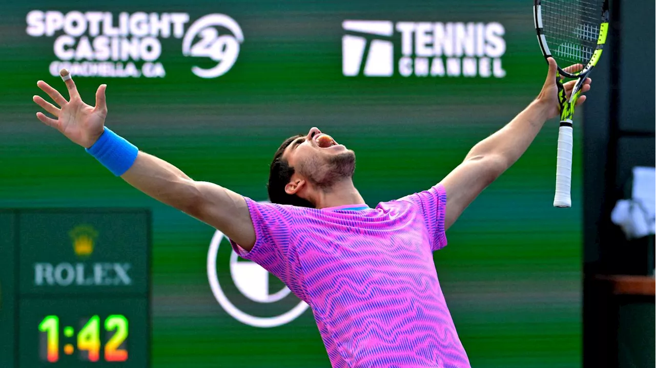 Tennisturnier in Indian Wells: Carlos Alcaraz besiegt die Selbstzweifel