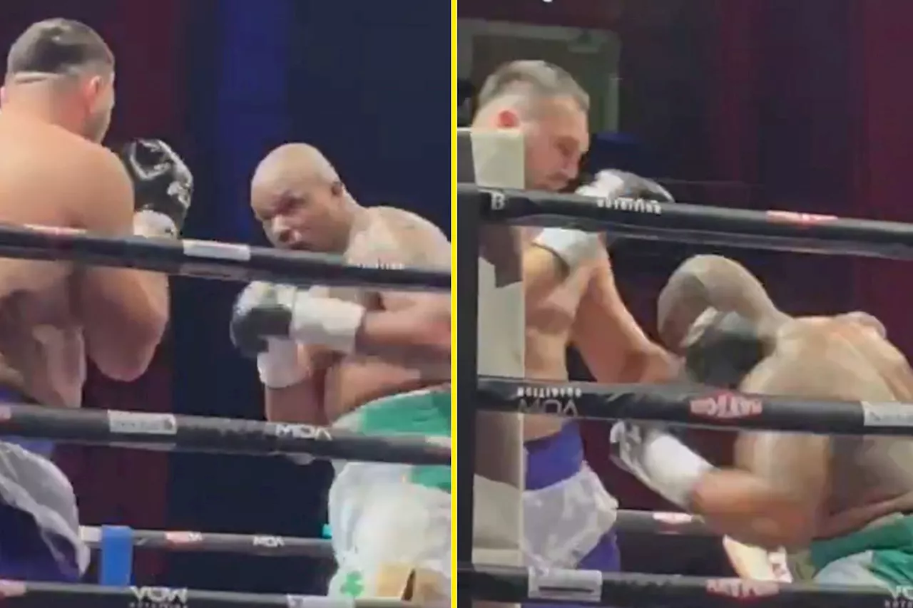 Dillian Whyte wins comeback clash against Christian Hammer with quick KO as full fight footage emerges...