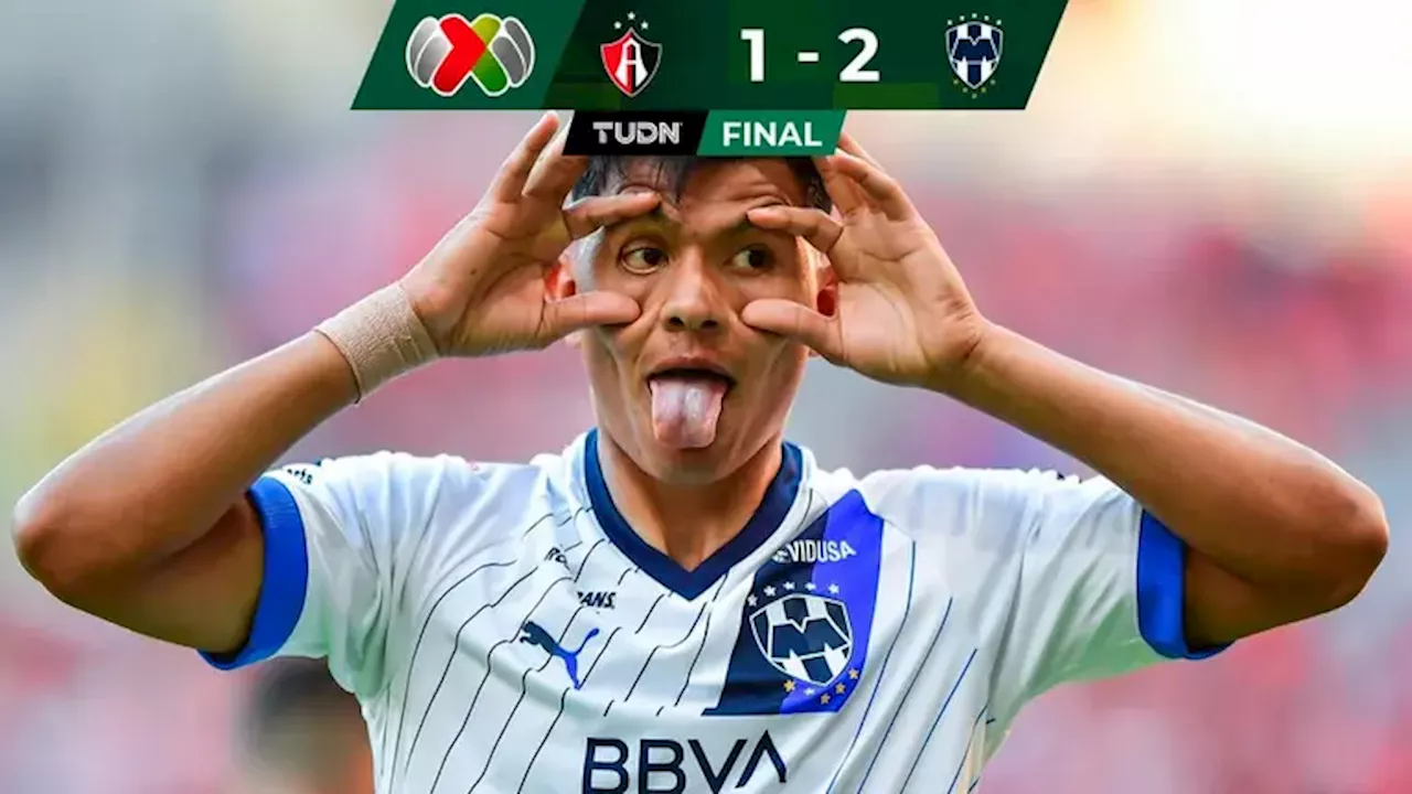 Atlas 1-2 Monterrey: Resumen, goles y resultado del juego de J12