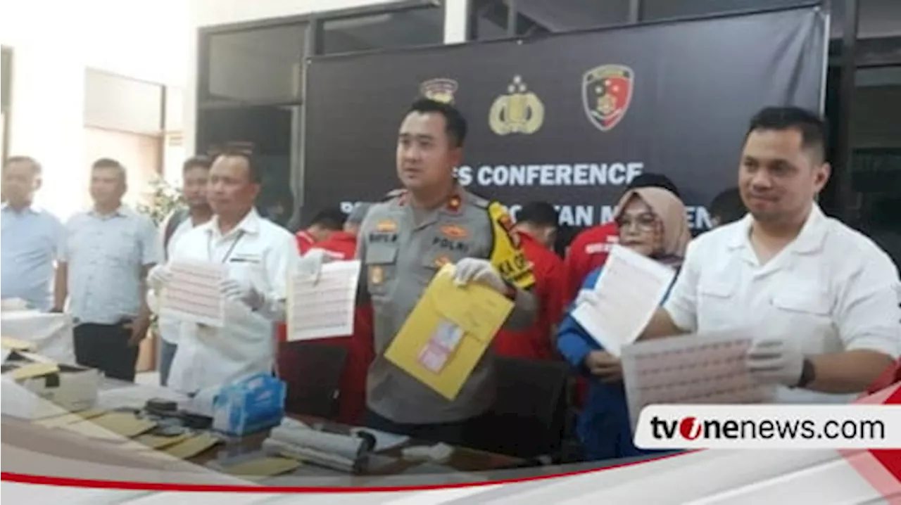 Polisi Tangkap 6 Pelaku Pemalsuan Materai Tempel yang Rugikan Negara Rp936 Juta