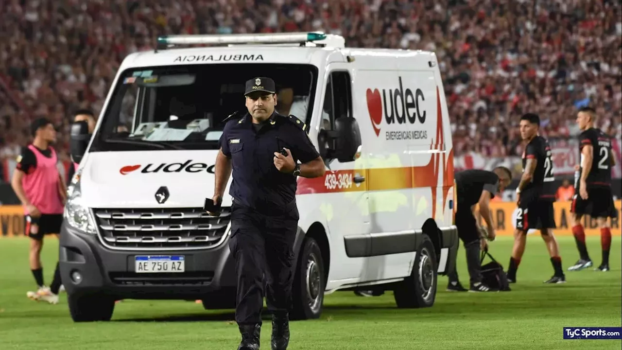 Estudiantes vs. Boca, suspendido por el susto de Javier Altamirano