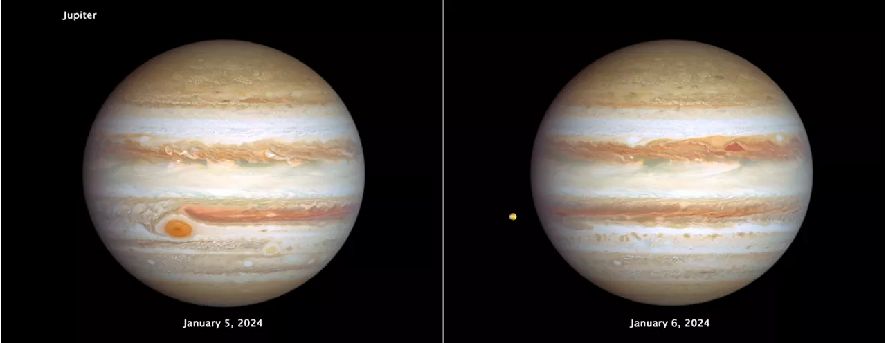 Hubble Space Telescope Captures Stunning Images of Jupiter's Stormy Atmosphere