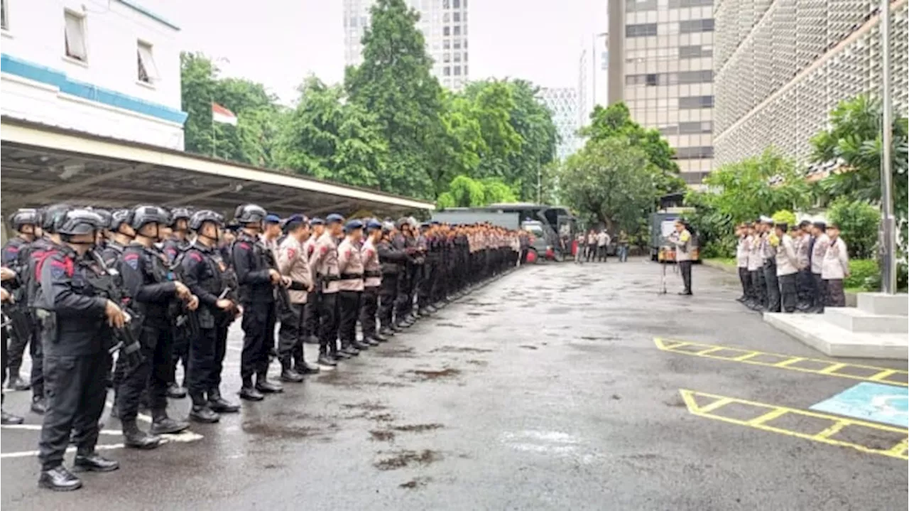 Ada Demo di KPU-Bawaslu hingga DPR, Lebih dari 2 Ribu Aparat Gabungan Dikerahkan