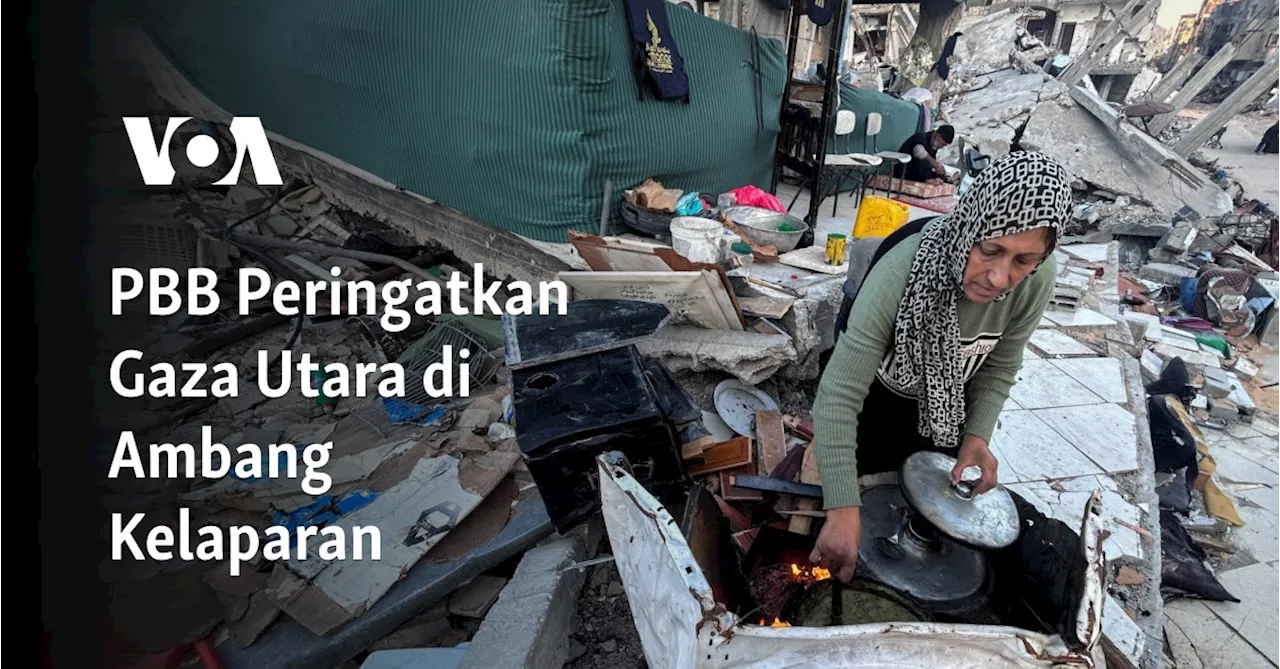 PBB Peringatkan Gaza Utara di Ambang Kelaparan