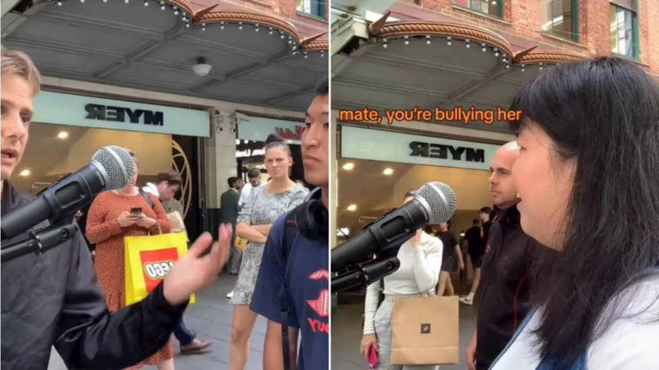 Buskers clash in Pitt St Mall as singer ‘bullied’ over sunny spot outside Westfield Sydney