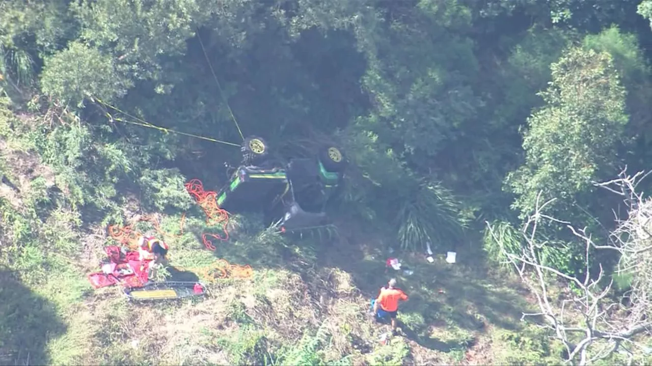 Man injured as quad bike crashes over embankment in Bronte, in Sydney’s east