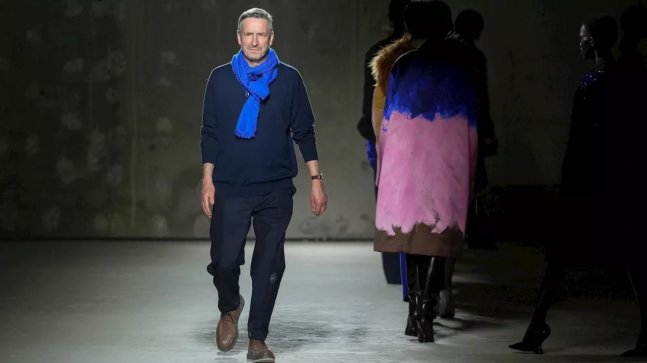 Belgian fashion designer Dries Van Noten to step down as creative director