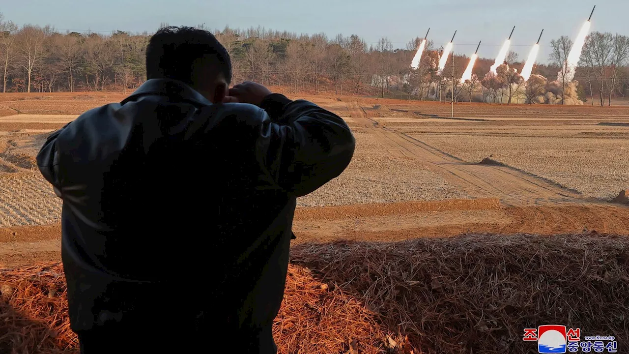 North Korea says Kim Jong Un supervised tests of rocket launchers targeting Seoul