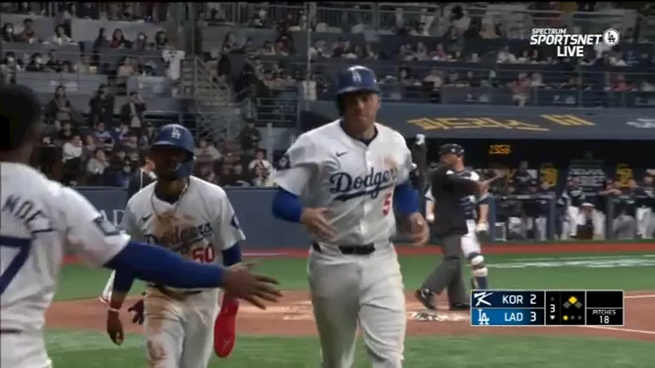 Dodgers beat South Korea's national team, 5-2, ahead of 'Seoul Series' kick-off