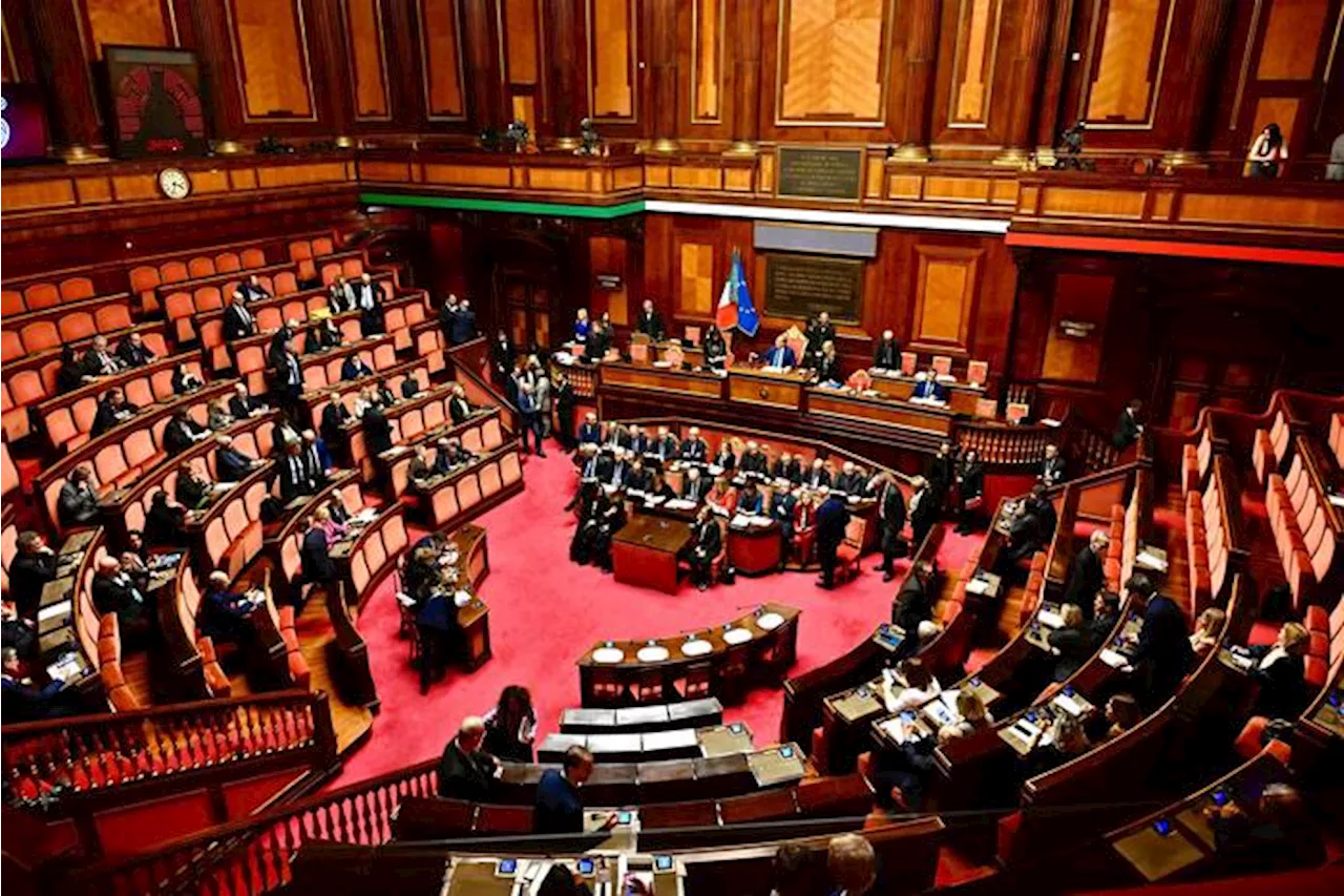 Studente in Aula Senato fa il gesto della pistola verso Meloni