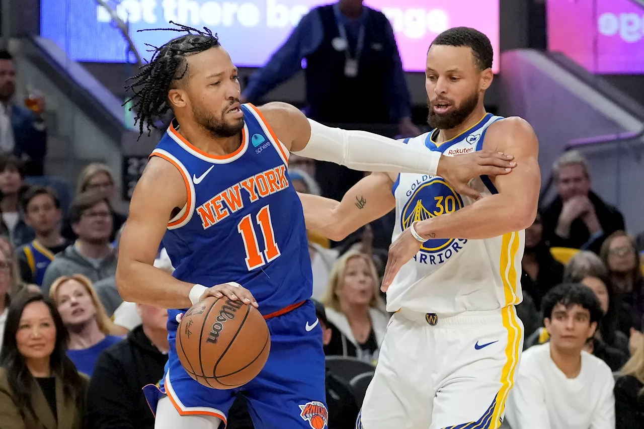 Jalen Brunson scores 34 points to lead Knicks past Warriors 119-112