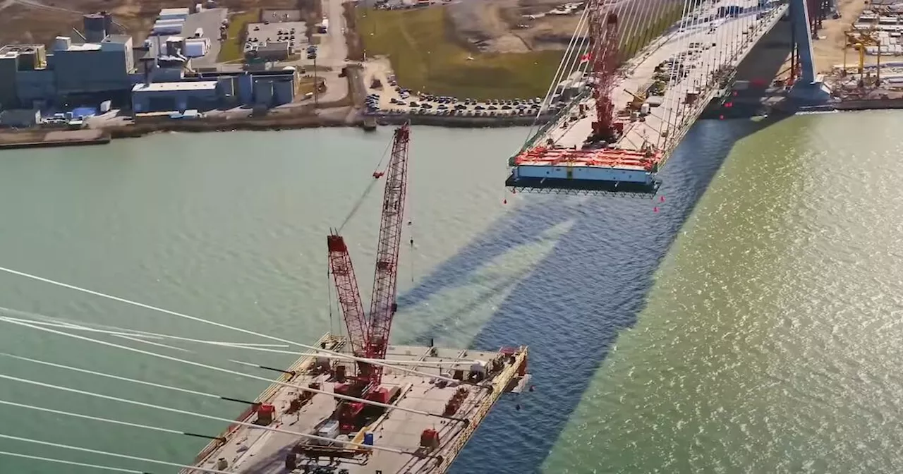 Ontario's record-breaking U.S. border bridge gearing up to cross biggest milestone yet