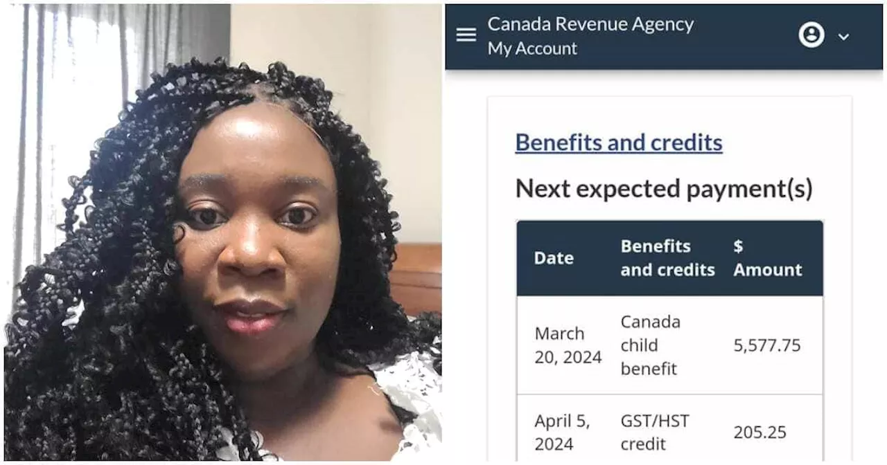 African Mum Abroad Shares in Rejoice Huge Sum Canadian Government Sent Her As Child Support