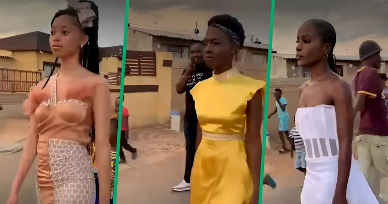 Models Showcase Stylish Kasi Runway, Mzansi Enthralled by Unique Attires